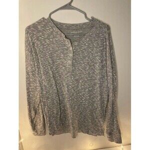 American Eagle Henley Long Sleeve Tee - Size Medium